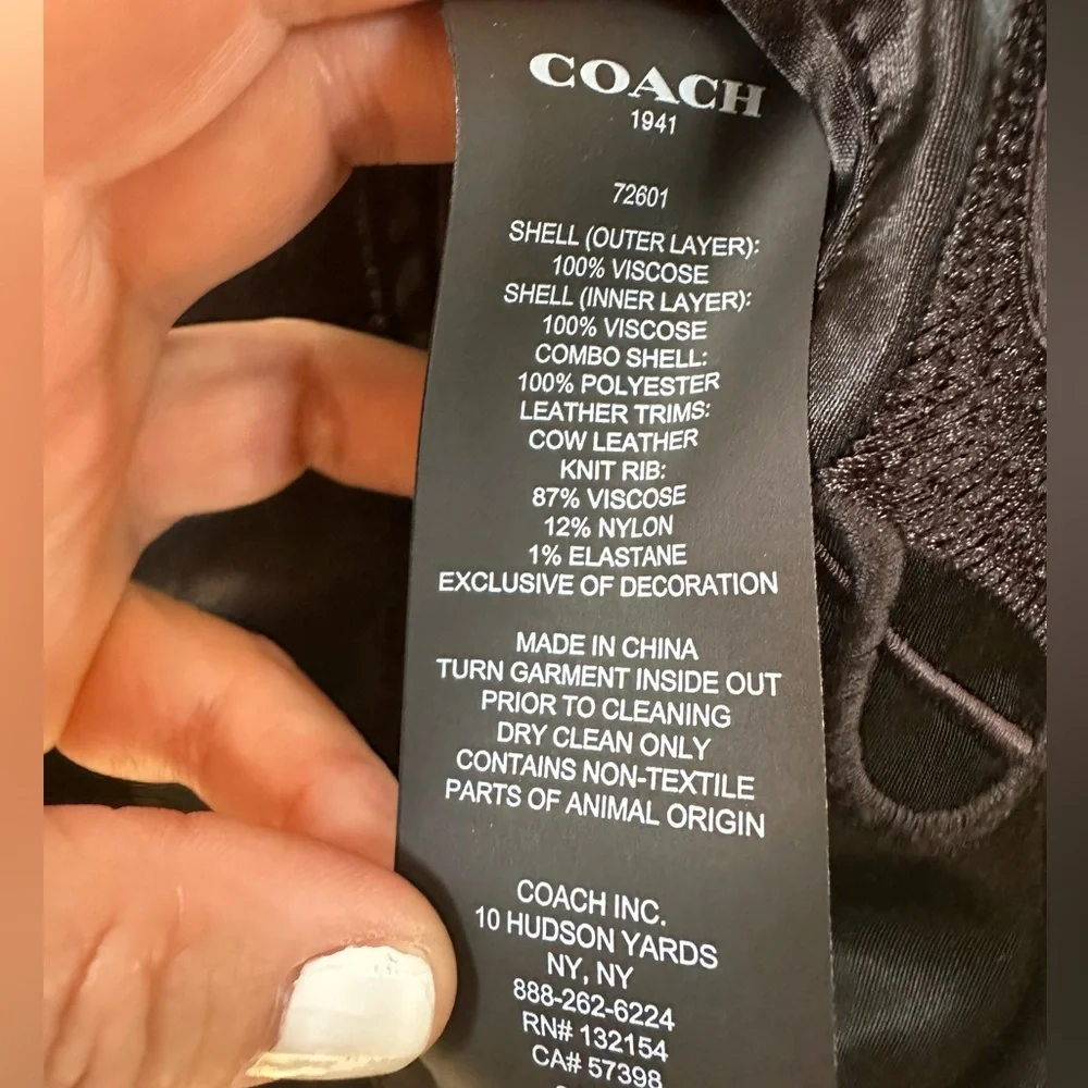 COACH X DISNEY SOUVENIR JACKET Black